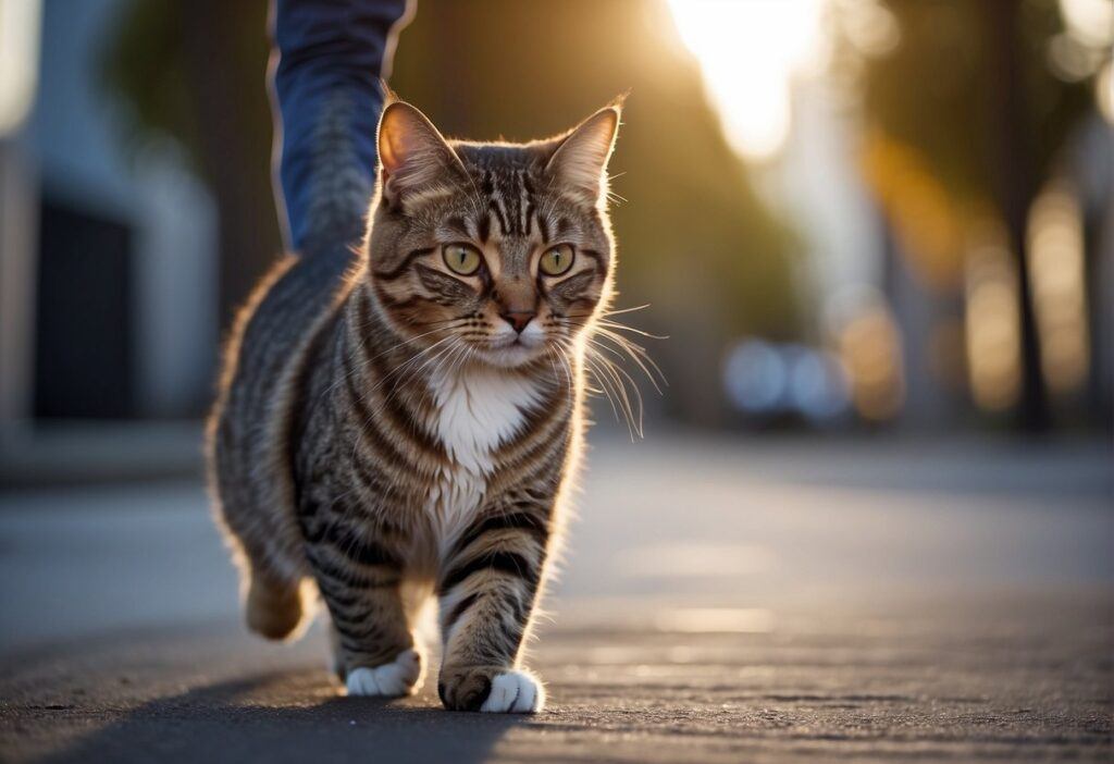 A cat walking with shaking paws, indicating common health issues